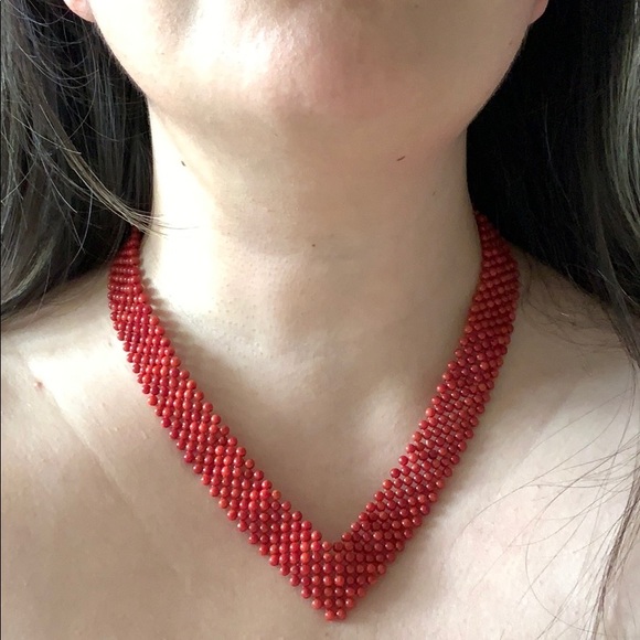 Genuine Coral Necklace - Picture 2 of 12